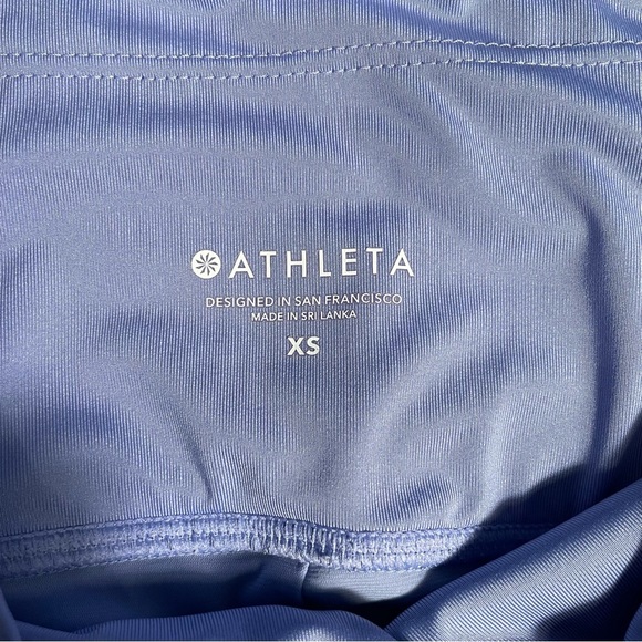 Athleta Cross Train 7/8 Paddle Leggings Womens Size XS Blue Colorblock Athletic - Picture 7 of 12